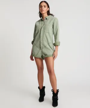 Jacquard Prophecy Jumpsuit - Khaki