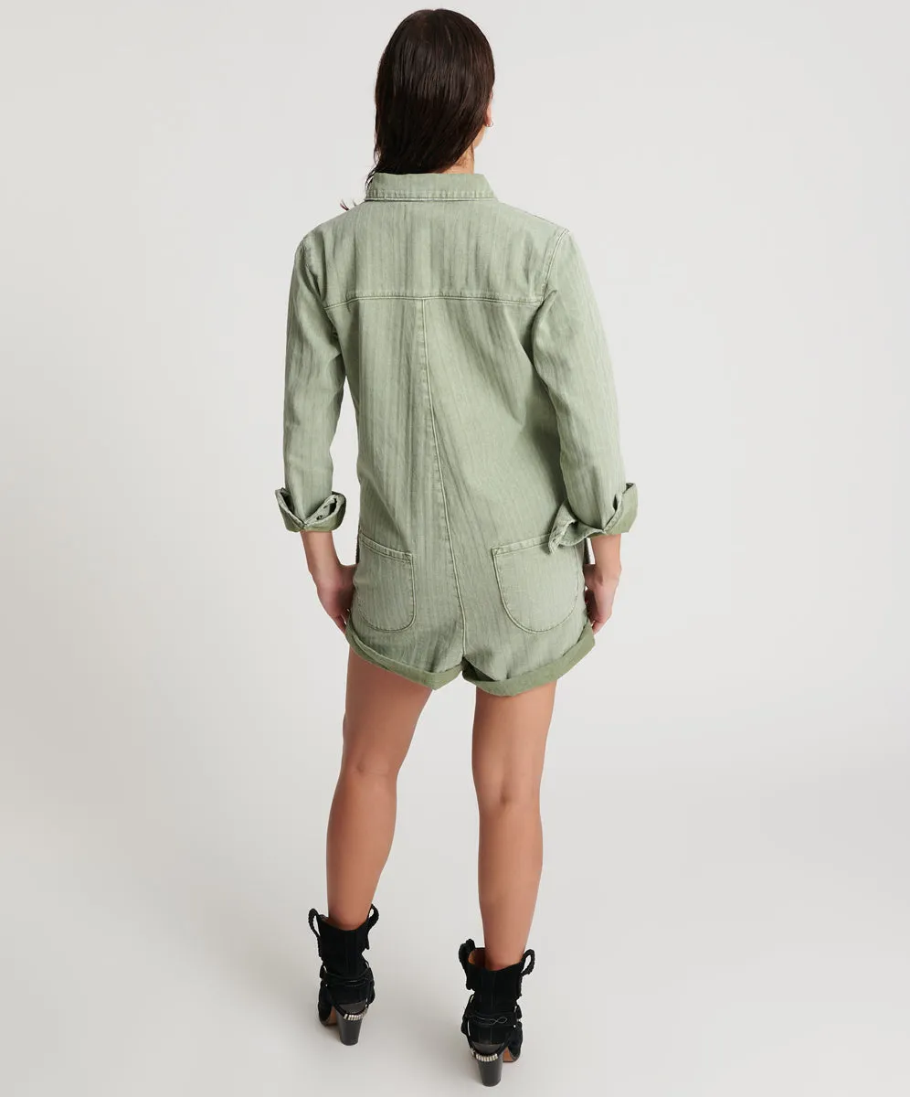Jacquard Prophecy Jumpsuit - Khaki