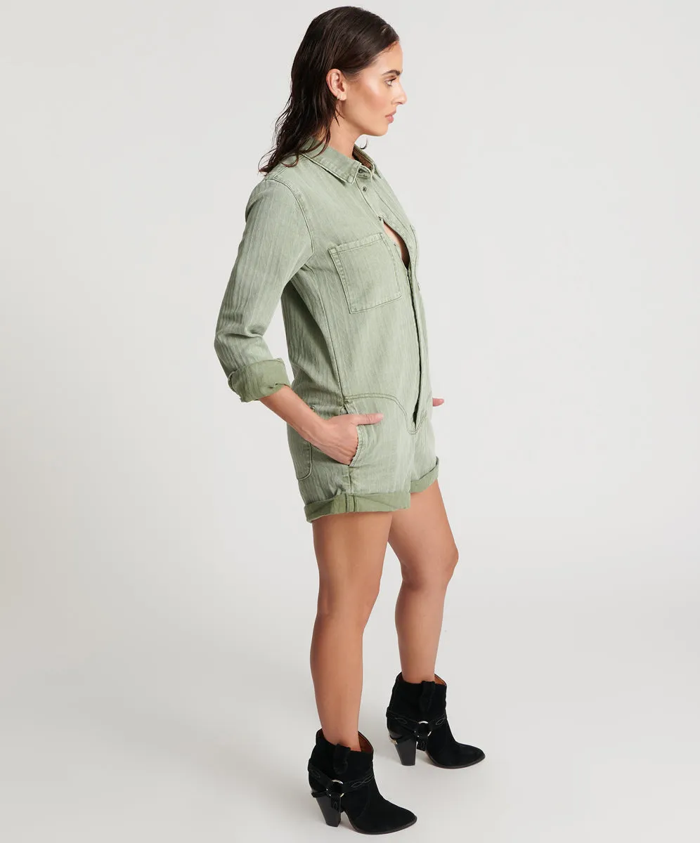 Jacquard Prophecy Jumpsuit - Khaki
