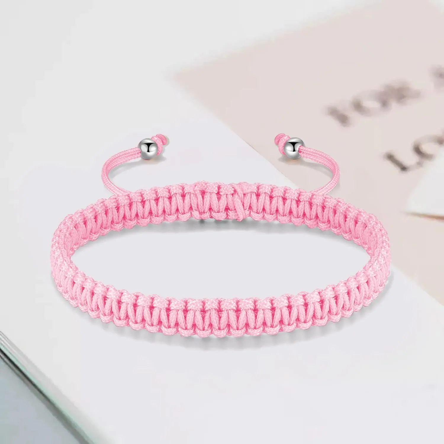 JENDEAR SHINE Braided Rope Bracelet Ladies Men, Birthday Friendship Couple Gifts Handmade Jewelry