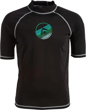 Kanu Surf Men's Abacos Rashguard UPF 50  Sun Protection Swim Shirts Rash Guard