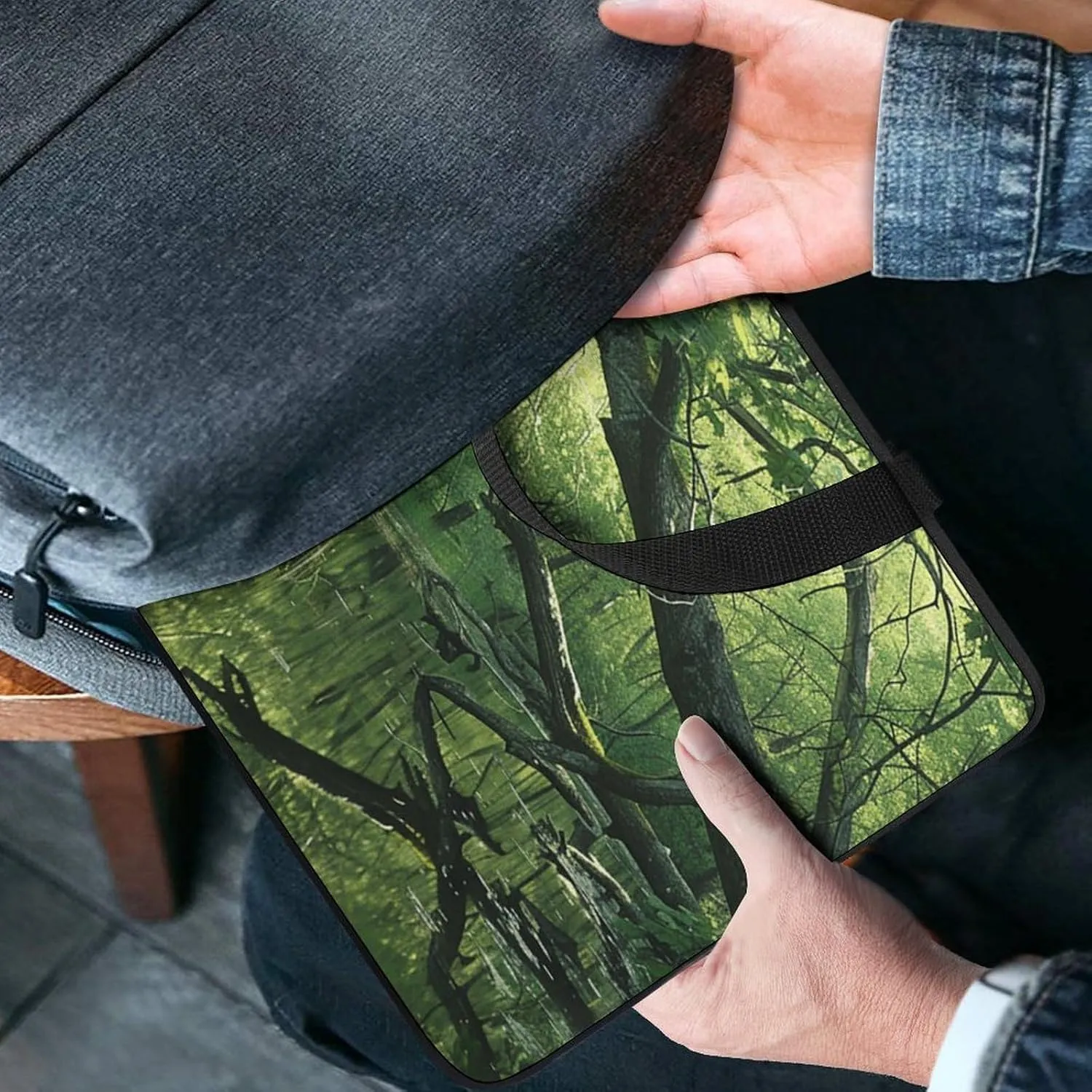 Laptop Bag Ultrathin An Ancient Swamp Printing Laptop Carrying Case Portability Messenger Bags For Work Travel