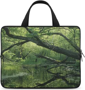 Laptop Bag Ultrathin An Ancient Swamp Printing Laptop Carrying Case Portability Messenger Bags For Work Travel