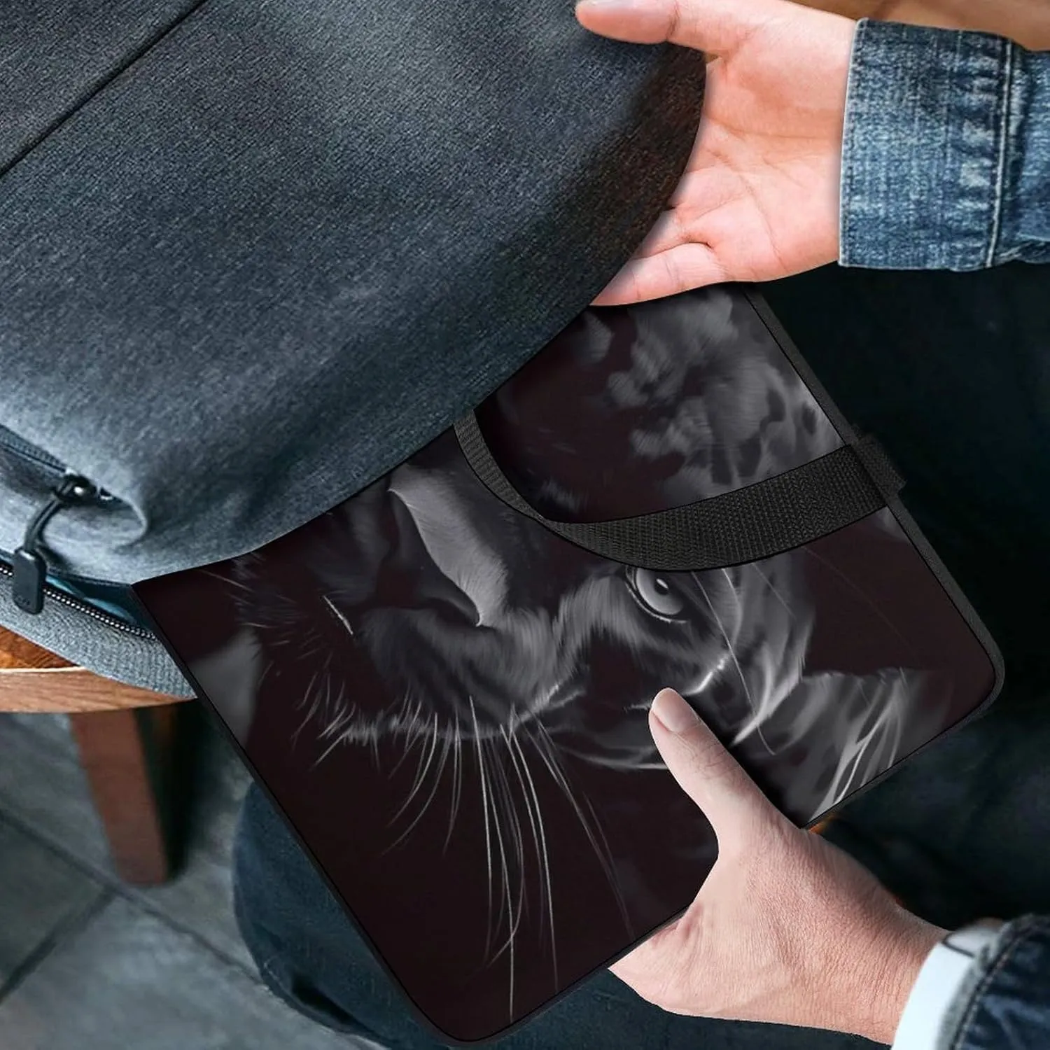 Laptop Bag Ultrathin Animal AA Printing Laptop Carrying Case Portability Messenger Bags For Work Travel