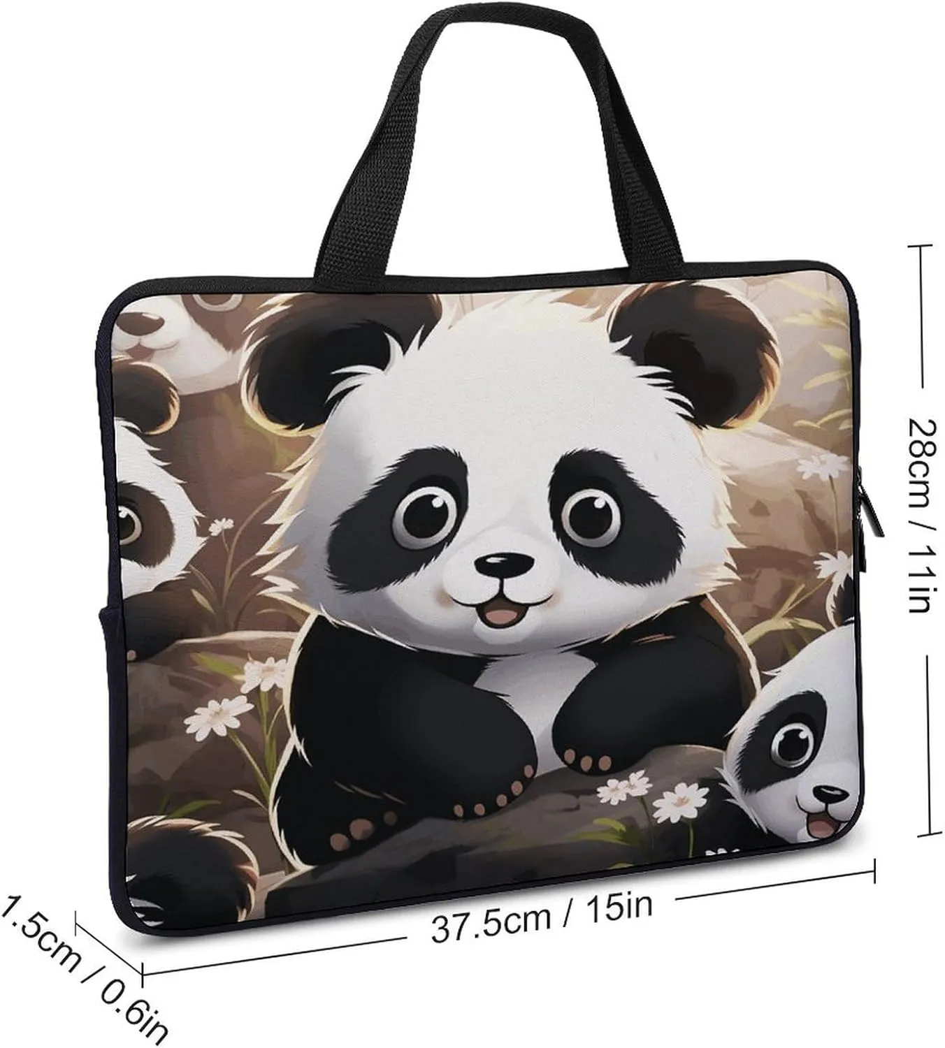 Laptop Bag Ultrathin Animal Printing Laptop Carrying Case Portability Messenger Bags For Work Travel