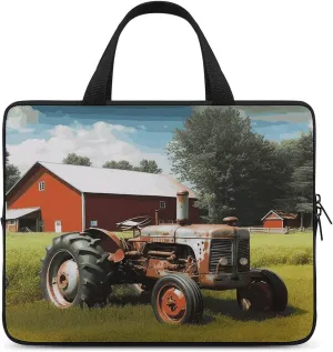Laptop Bag Ultrathin Company Farm Tractor Printing Laptop Carrying Case Portability Messenger Bags For Work Travel