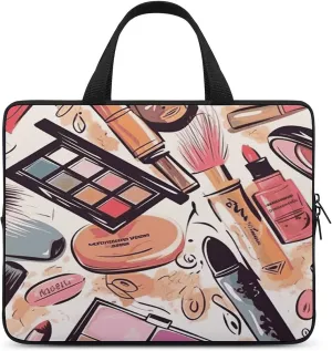 Laptop Bag Ultrathin Cosmetic Theme Pattern Printing Laptop Carrying Case Portability Messenger Bags For Work Travel