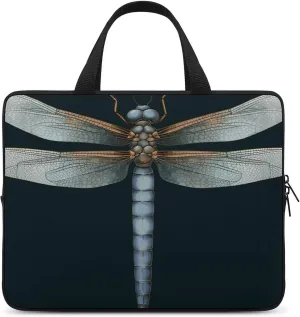 Laptop Bag Ultrathin Dragonfly Printing Laptop Carrying Case Portability Messenger Bags For Work Travel