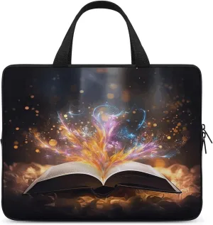 Laptop Bag Ultrathin Open Book And Light Printing Laptop Carrying Case Portability Messenger Bags For Work Travel