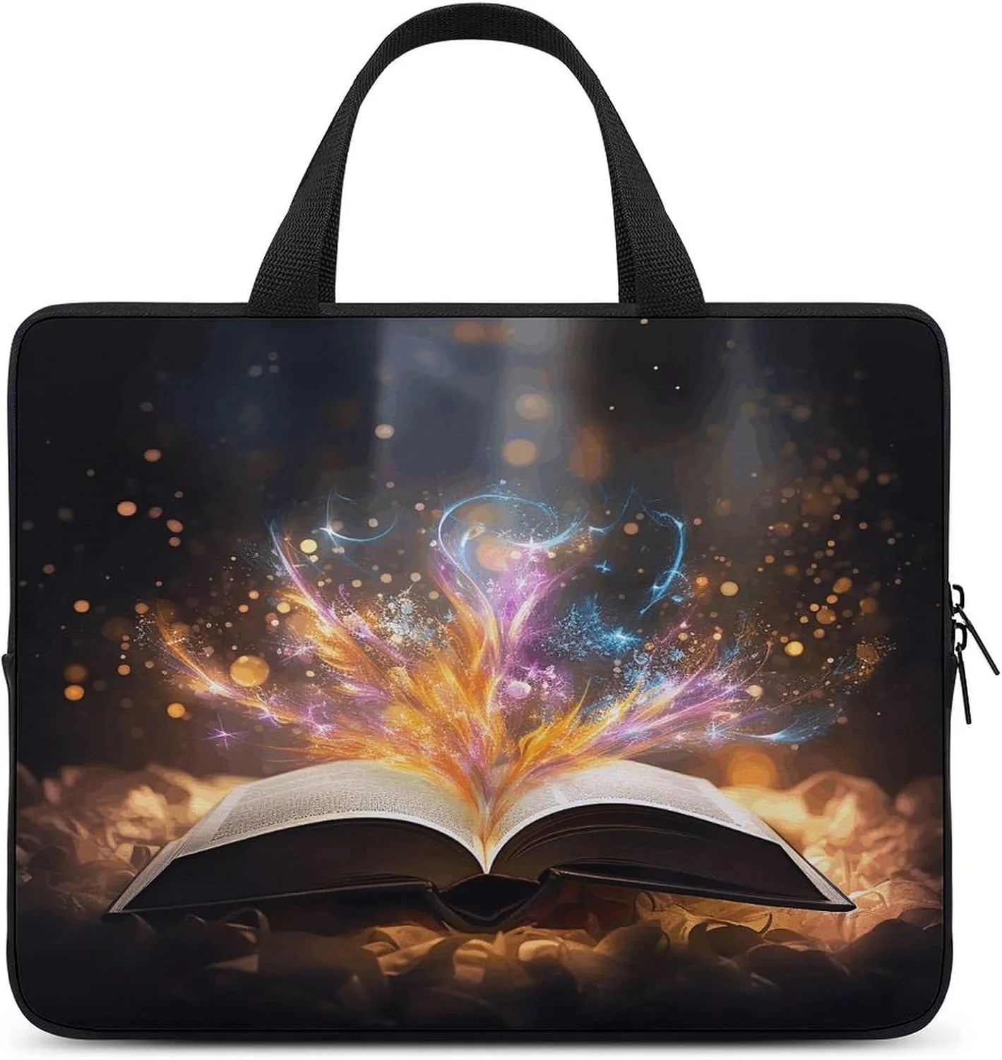 Laptop Bag Ultrathin Open Book And Light Printing Laptop Carrying Case Portability Messenger Bags For Work Travel