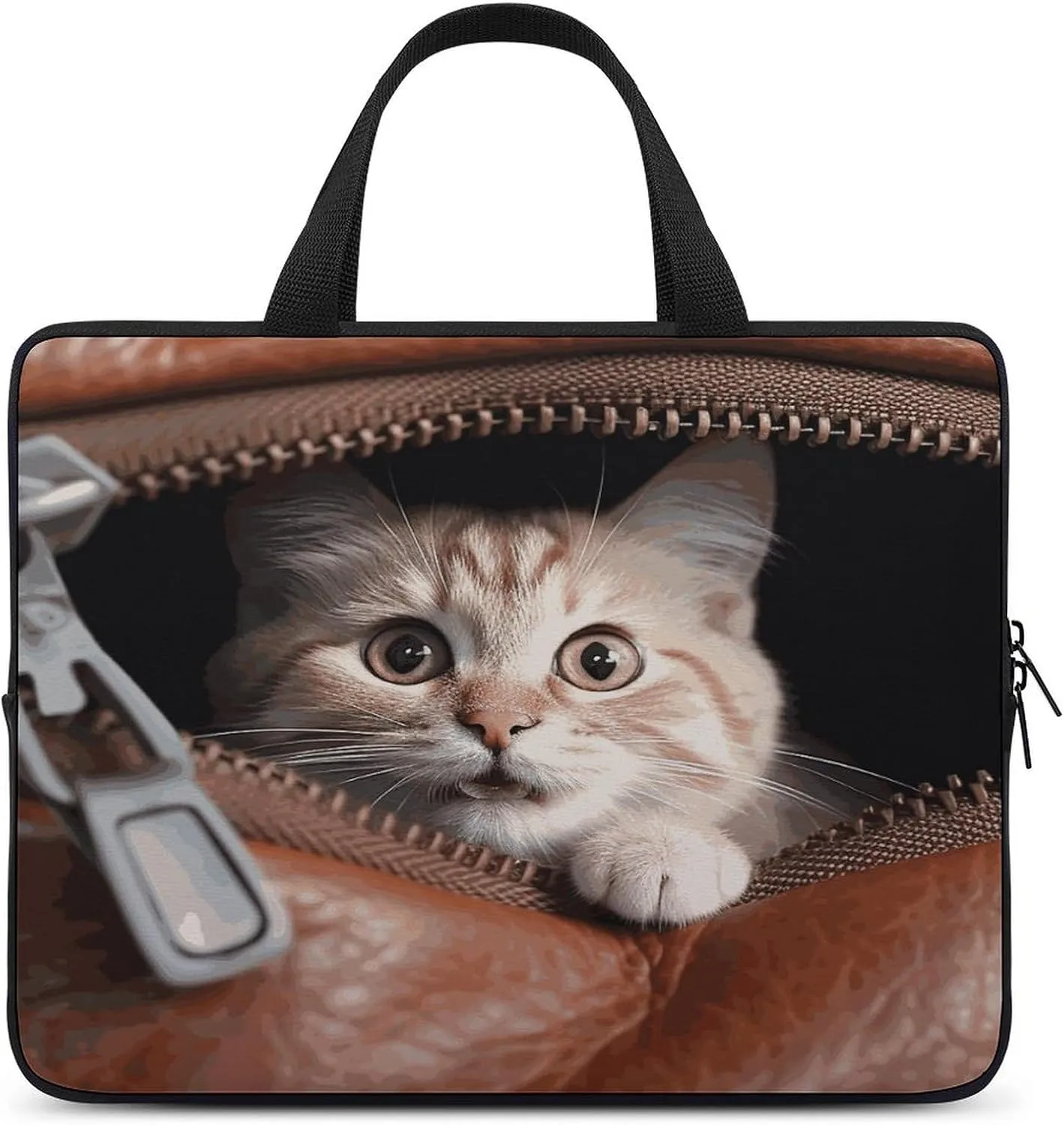 Laptop Bag Ultrathin Peeks Out Printing Laptop Carrying Case Portability Messenger Bags For Work Travel