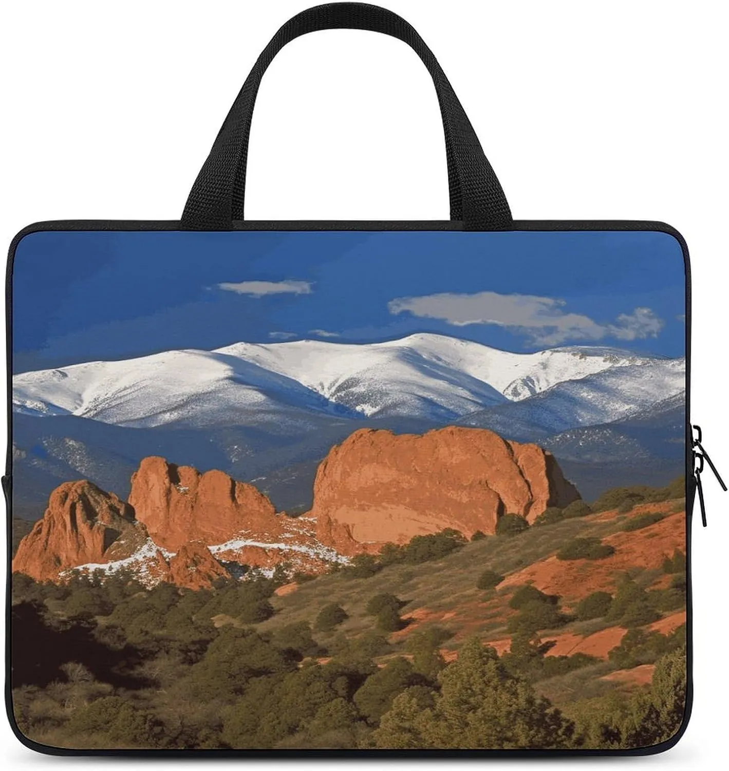 Laptop Bag Ultrathin Pikes Colorado Printing Laptop Carrying Case Portability Messenger Bags For Work Travel