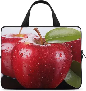 Laptop Bag Ultrathin Red Fruit Printing Laptop Carrying Case Portability Messenger Bags For Work Travel