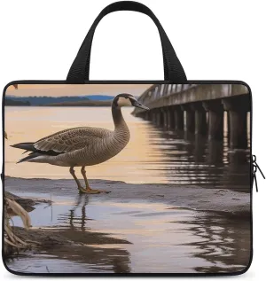 Laptop Bag Ultrathin Wild Goose by The Bridge Printing Laptop Carrying Case Portability Messenger Bags For Work Travel