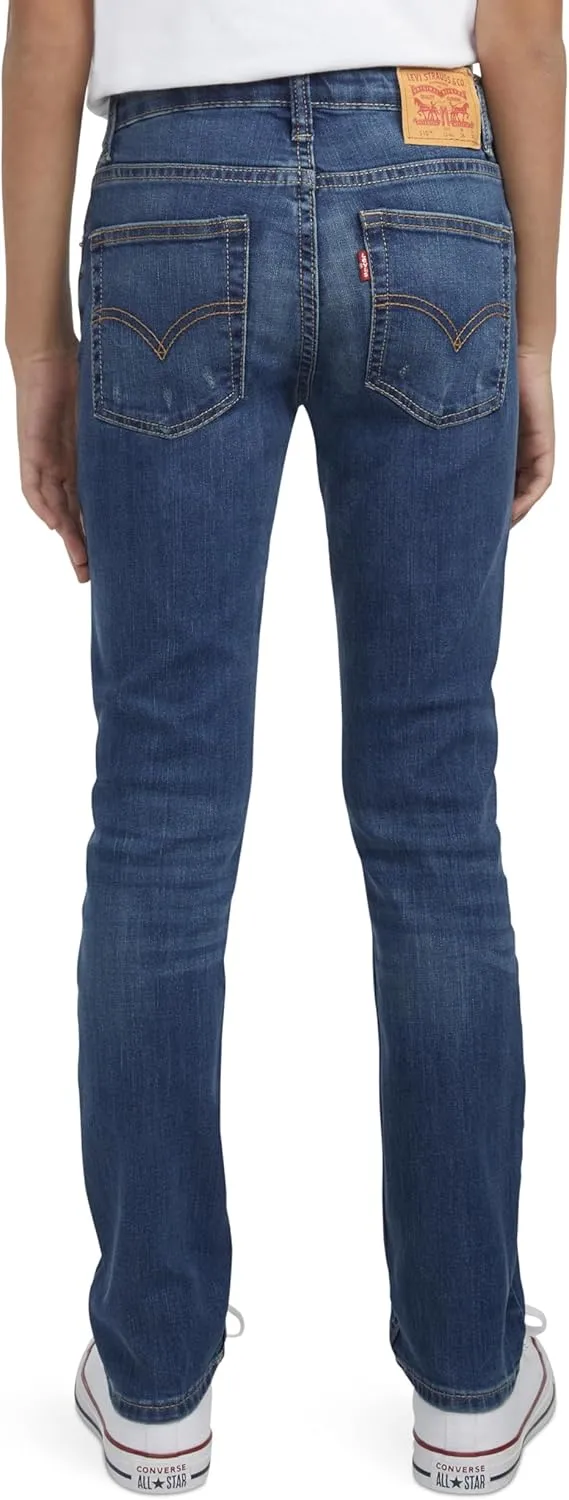 Levi's Boys' 510 Skinny Fit Destructed Jeans