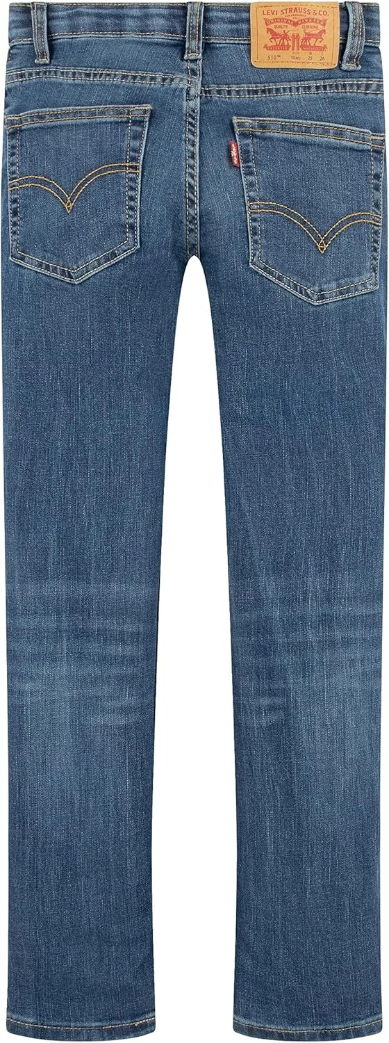 Levi's Boys' 510 Skinny Fit Destructed Jeans
