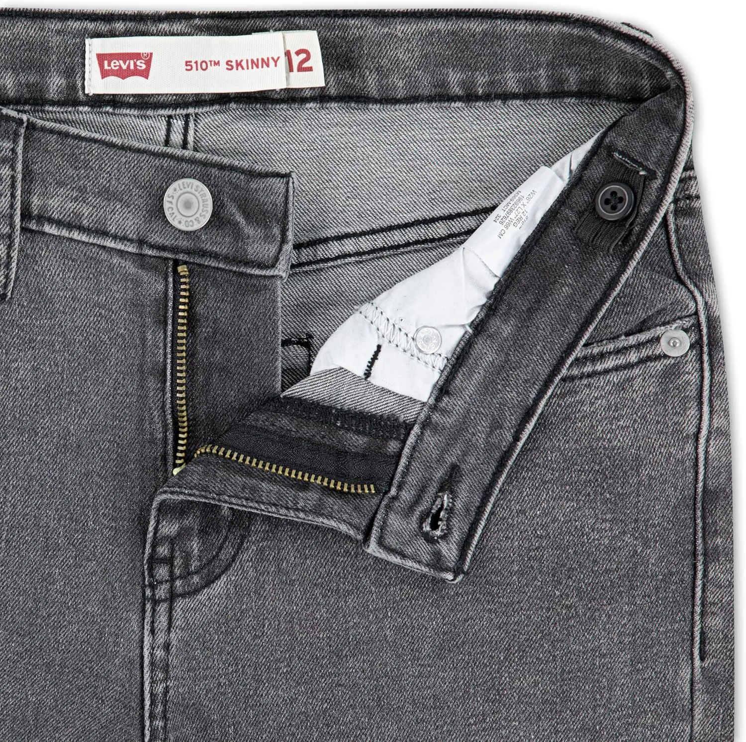 Levi's Boys' 510 Skinny Fit Destructed Jeans