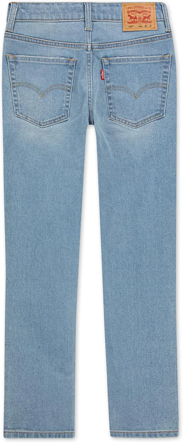 Levi's Boys' 510 Skinny Fit Destructed Jeans