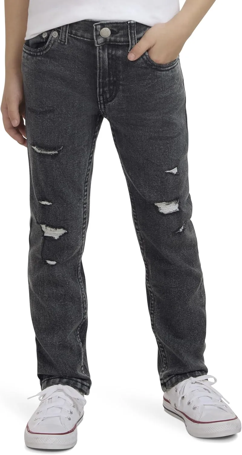 Levi's Boys' 510 Skinny Fit Destructed Jeans
