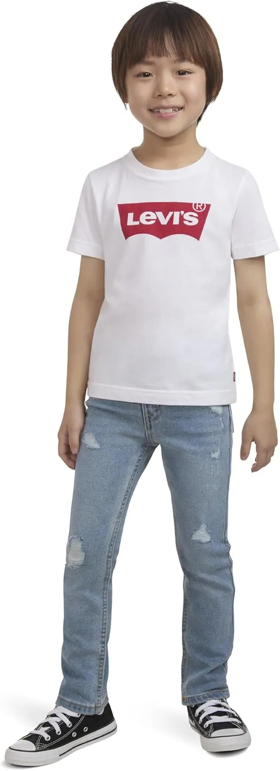 Levi's Boys' 510 Skinny Fit Destructed Jeans