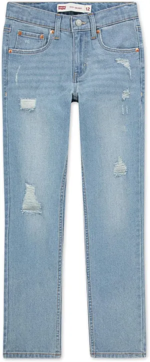 Levi's Boys' 510 Skinny Fit Destructed Jeans