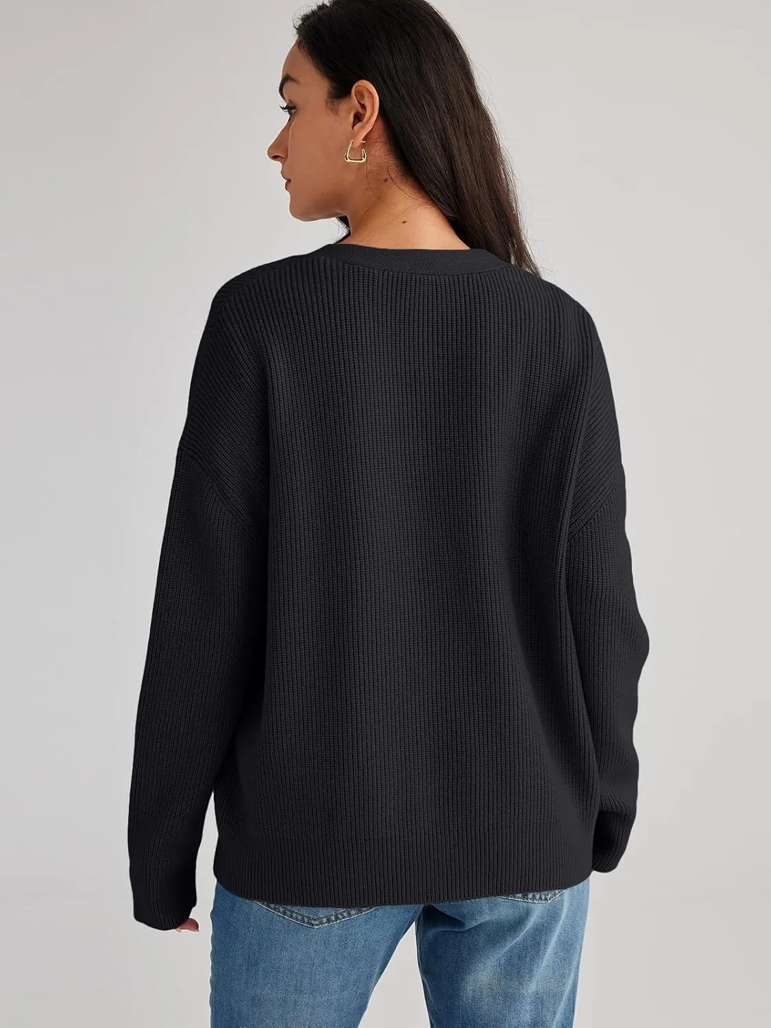 LILLUSORY Cardigan Sweaters for Women 2025 Summer Fashion Oversized Lightweight Sweater Knit Work Jacket Outfits Clothes