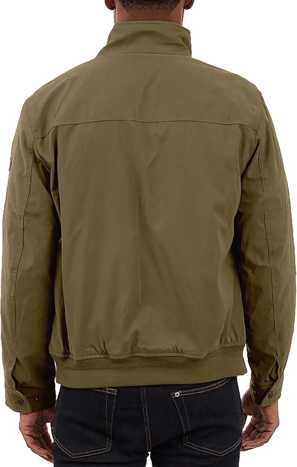 LONDON FOG Men's Microfiber Bomber Jacket