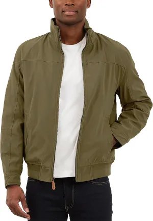 LONDON FOG Men's Microfiber Bomber Jacket