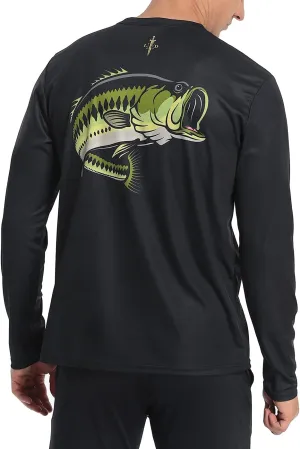 LRD Fishing Shirts for Men Long Sleeve UPF 50 Sun Protection Performance Shirt