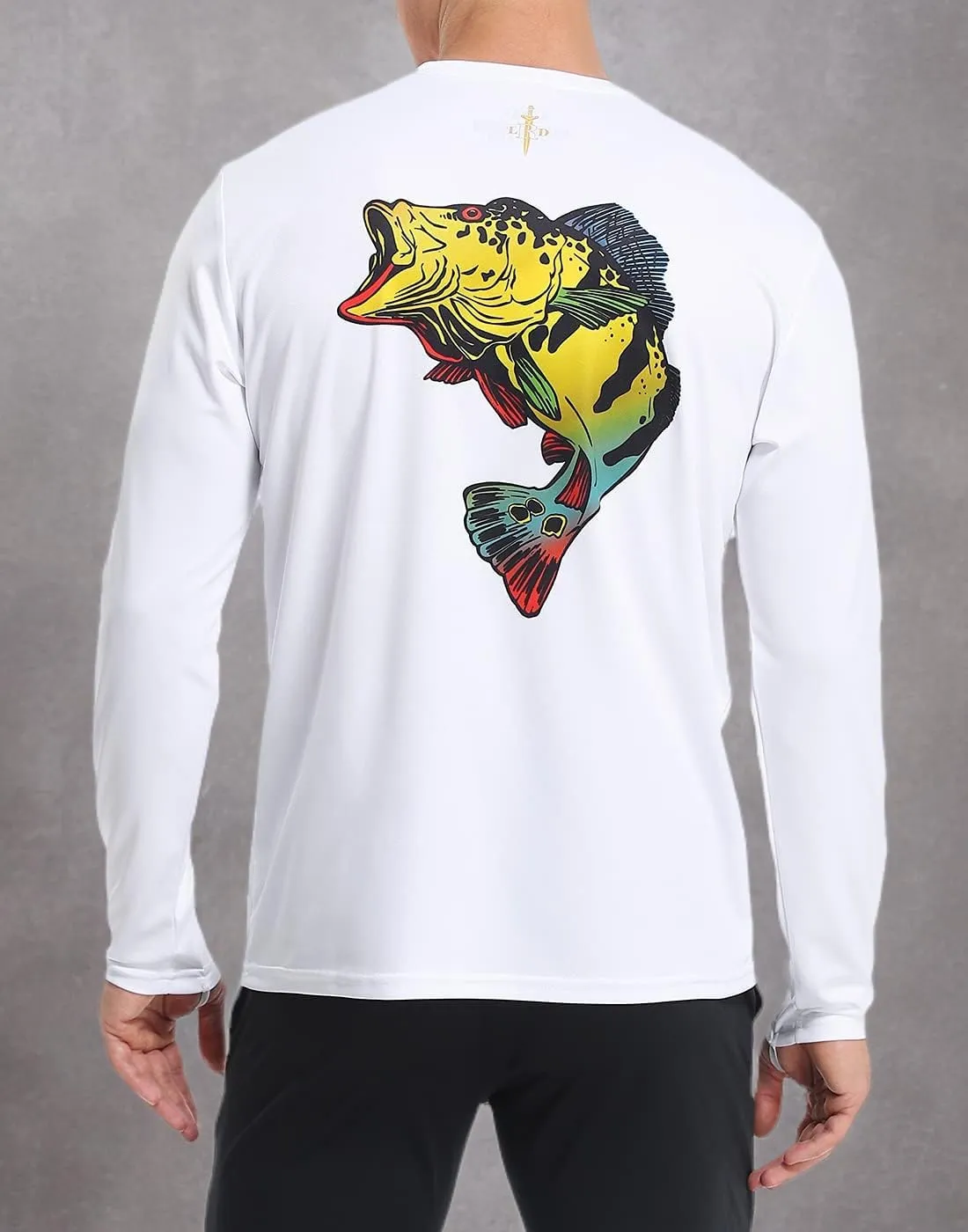 LRD Fishing Shirts for Men Long Sleeve UPF 50 Sun Protection Performance Shirt
