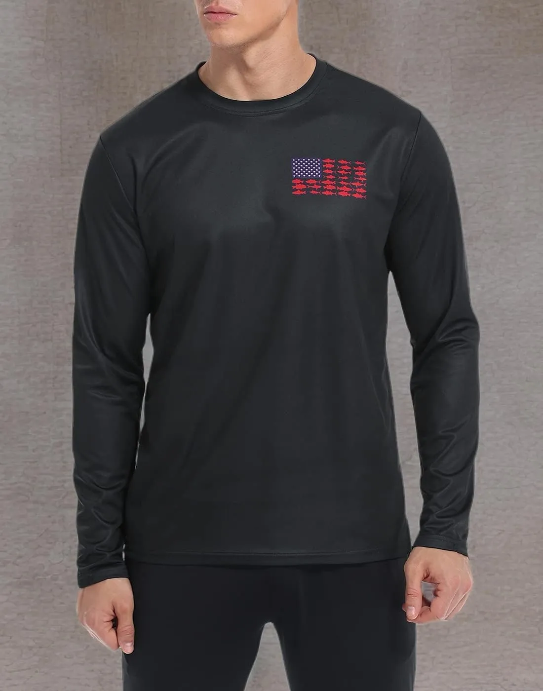LRD Fishing Shirts for Men Long Sleeve UPF 50 Sun Protection Performance Shirt