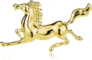 Lucky Horse Brooch Pin for Men Women Western Animal Race Horse Brooch Pins Breastpin Costume Accessories Jewelry