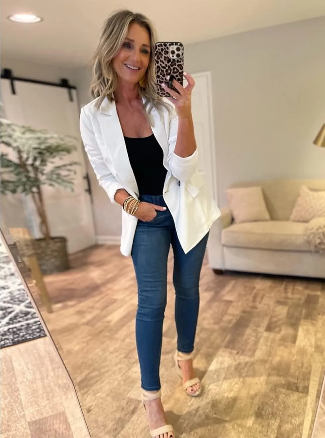 luvamia Blazer Jackets for Women Work Casual Office Long Sleeve Fashion Dressy Business Outfits