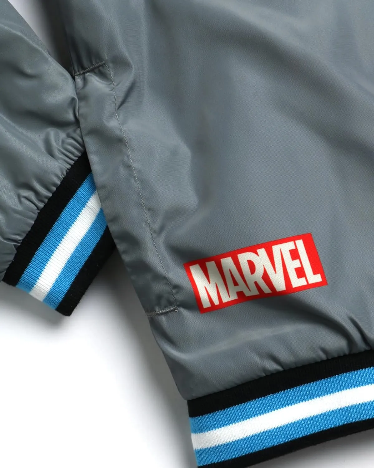 Marvel Boys' Bomber Jacket - Spider-Man and Avengers Full Zip Bomber Jacket for Boys with Quilted Interior Lining (4-16)