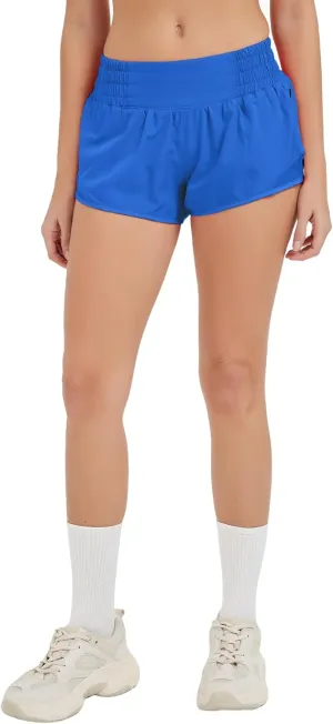 MCEDAR Women's Athletic Shorts for Gym Workout Shorts 2.5" Quick-Dry Lightweight Running Short with High Waisted Zip Pockets