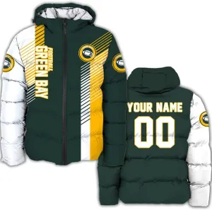 Men US Football Custom Your Own Puffer Jackets Personalized Any Sport Name Number Plus size Apparel Down Jacket