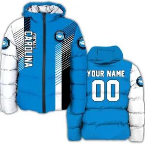 Men US Football Custom Your Own Puffer Jackets Personalized Any Sport Name Number Plus size Apparel Down Jacket
