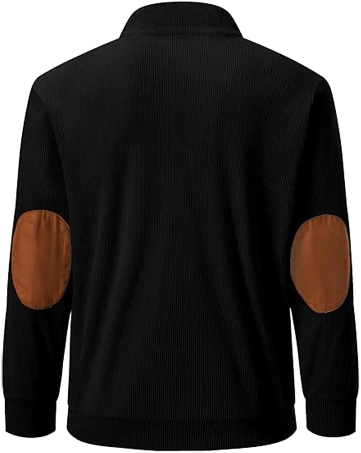 Men's 1/4 Button Up Corduroy Shirt Size Sweater Fashion Casual Long Sleeve Mens Pullover Sweaters Long Sleeve 14 Zip