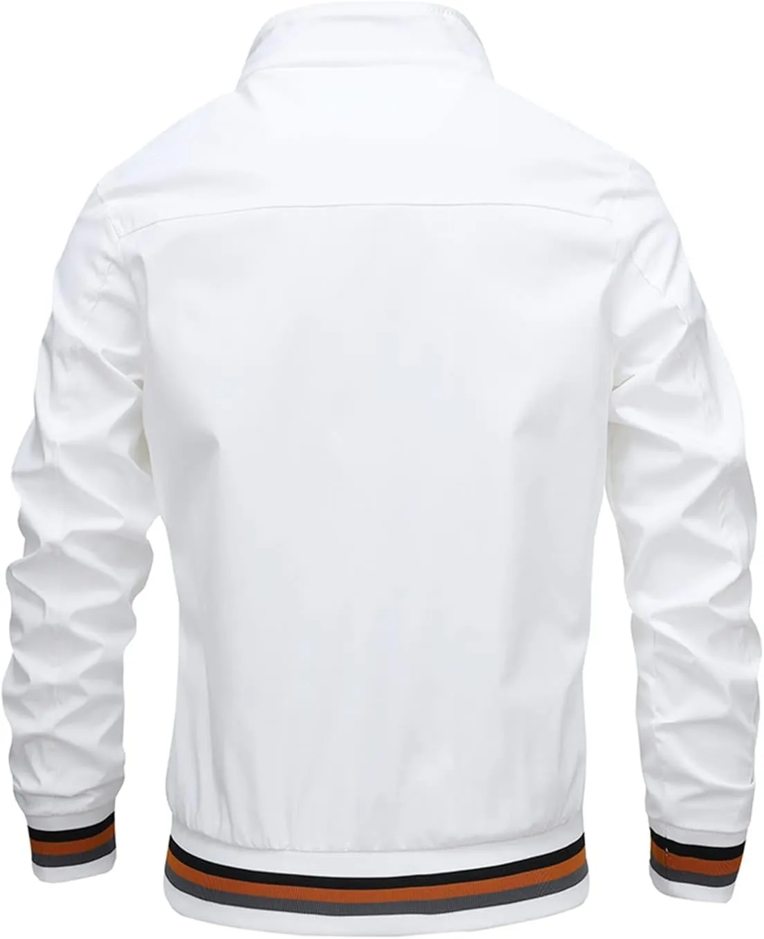 Mens Jacket Casual Men's Spring and Autumn Sports Solid Color Coat Men Jackets
