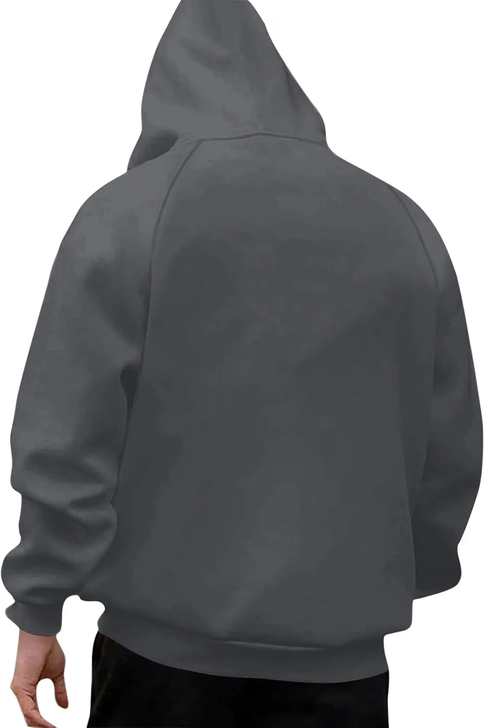 Men's Trendy Hoodies Oversized Fleece Sweatshirts Fall Long Sleeve Hoodie Big and Tall Graphic Hoodie With Pockets