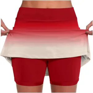 Mini Skirt Skorts for Woman Tennis Skirts with Shorts High Waisted Athletic Yoga Sports Lightweight Skort with Pockets