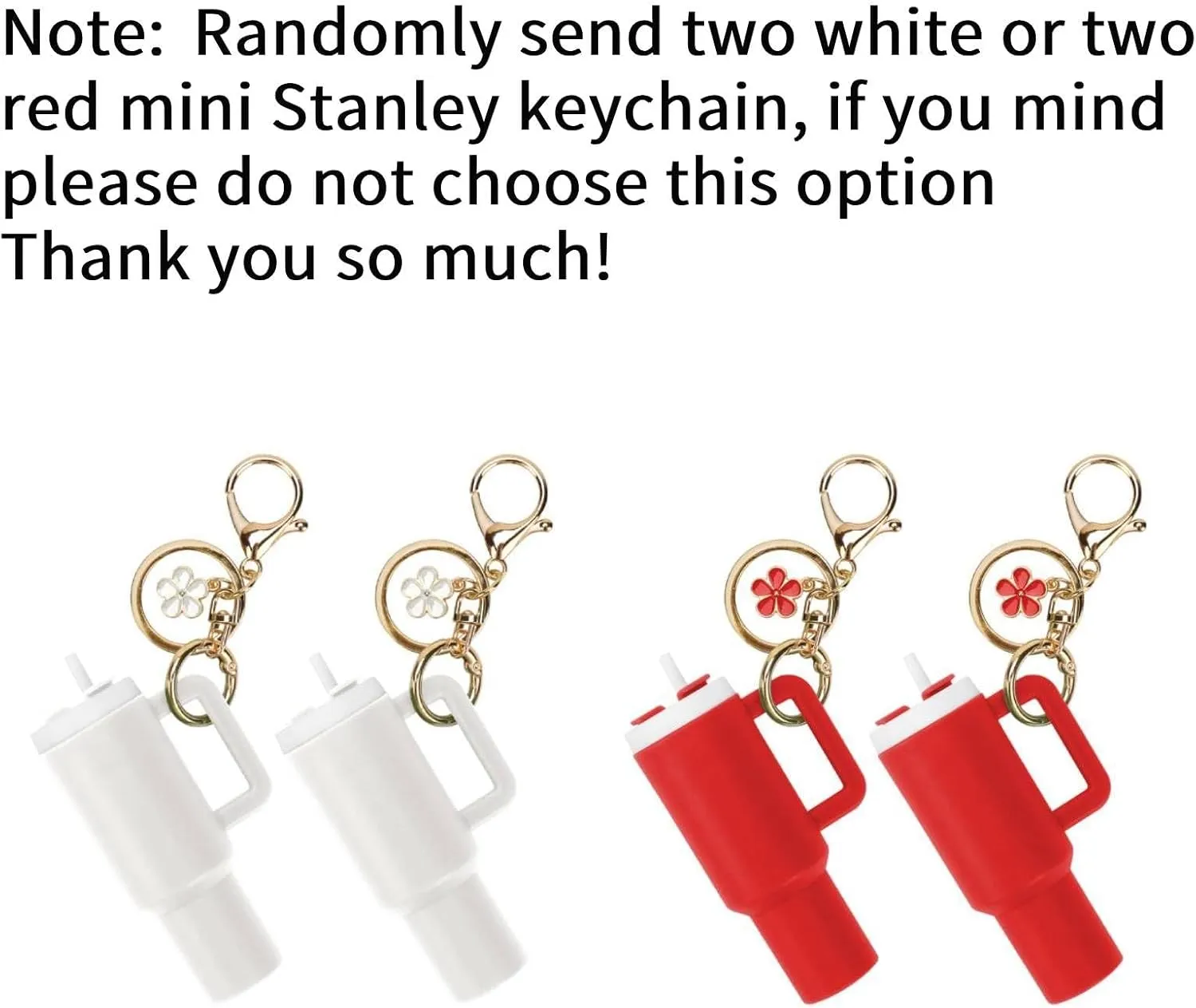 Mini Tumbler Keychain for Stanley,2 PCS Mini Cup Keychain Stanley Accessories,Bag Purse Charm Chapstick Holder