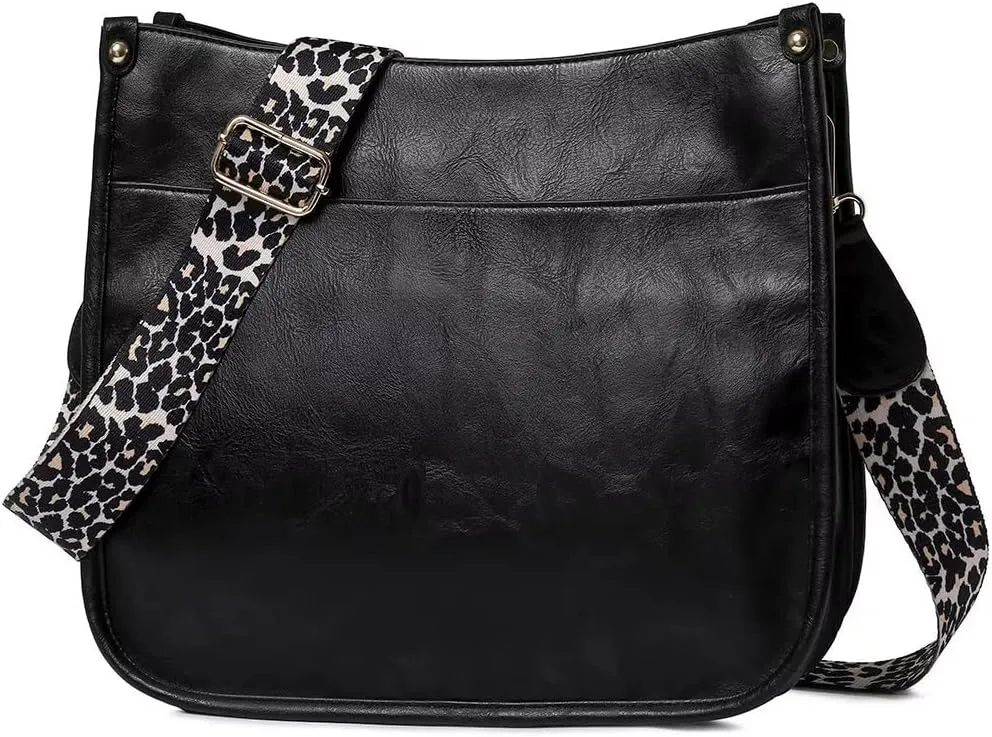 Mudono Crossbody Bag for Women Vintage Messenger Shoulder Purse Designer Hobo Bag Satchel with Detachable Shoulder Strap