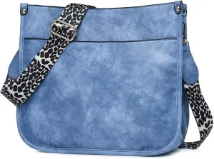 Mudono Crossbody Bag for Women Vintage Messenger Shoulder Purse Designer Hobo Bag Satchel with Detachable Shoulder Strap