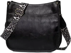 Mudono Crossbody Bag for Women Vintage Messenger Shoulder Purse Designer Hobo Bag Satchel with Detachable Shoulder Strap