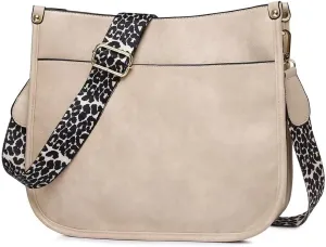 Mudono Crossbody Bag for Women Vintage Messenger Shoulder Purse Designer Hobo Bag Satchel with Detachable Shoulder Strap