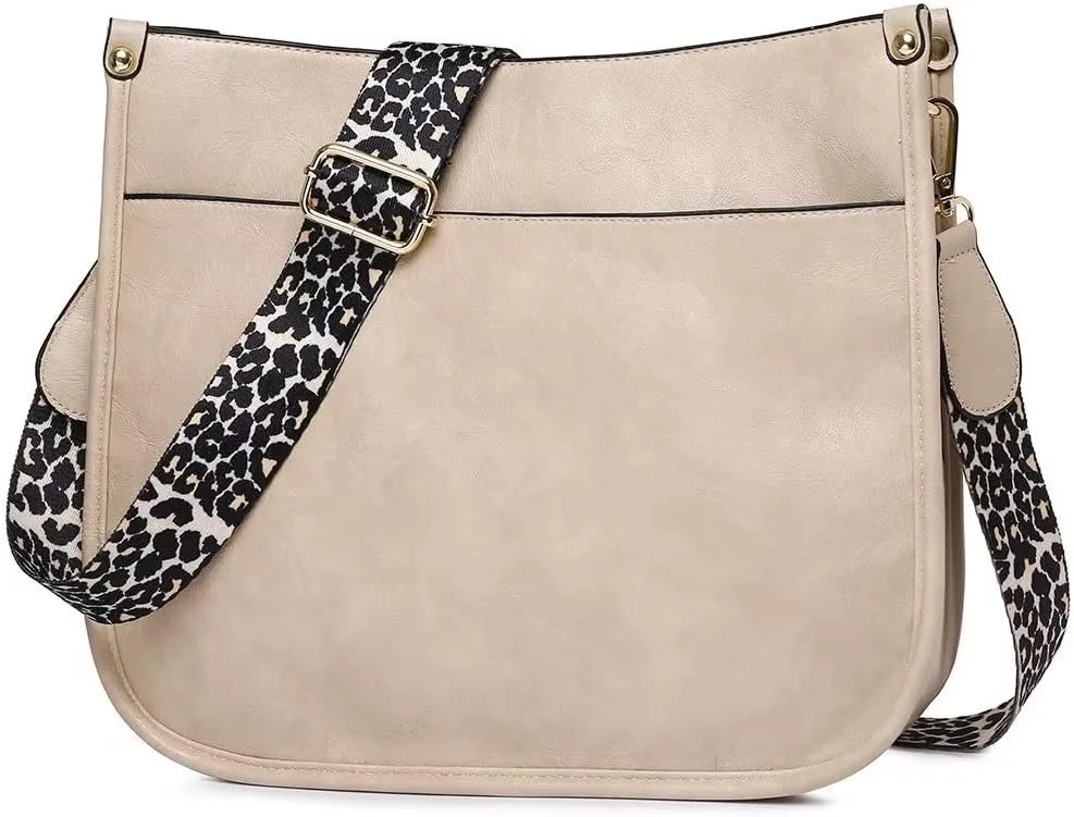 Mudono Crossbody Bag for Women Vintage Messenger Shoulder Purse Designer Hobo Bag Satchel with Detachable Shoulder Strap
