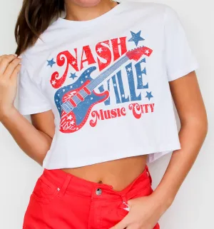 Nashville Vintage Cropped Tee