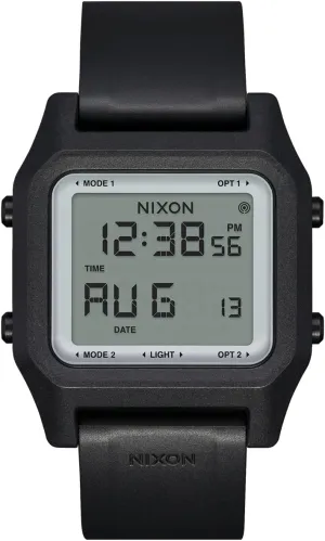 NIXON Staple A1309-100m Water Resistant Men's Digital Sport Watch (38mm Face, 22mm PU/Rubber/Silicone Band) - Made with #Tide Recycled Ocean Plastics
