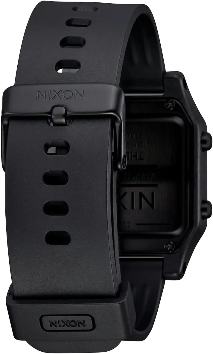 NIXON Staple A1309-100m Water Resistant Men's Digital Sport Watch (38mm Face, 22mm PU/Rubber/Silicone Band) - Made with #Tide Recycled Ocean Plastics